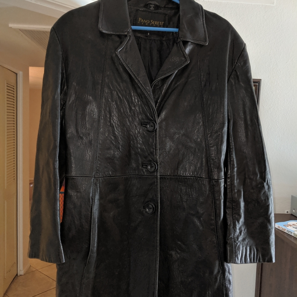 Pano Sereti leather jacket size small